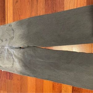 Zara Gray Jeans Straight Leg